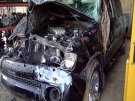 2003 TOYOTA TUNDRA BLACK, SR5, EXTD CAB, 3.4L, AT, 2WD.  Z24905